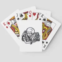 Till Death Do Us Part Classic – Spooky Skeleton Sl Poker Cards