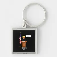 Trumpkin Let's Make Halloween Great Again Classic Keychain