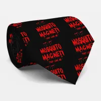 Blood Dripping Mosquito Magnet They Love Me Neck Tie