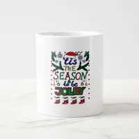 Christmas Tis The Season Giant Coffee Mug
