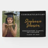 Trendy Class of Graduate Photo Celebration Banner