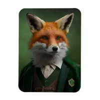 Red Fox in a Green St. Patrick's Day Suit Magnet