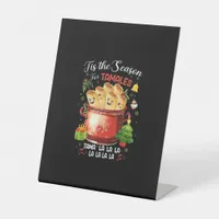 Tis Season For Tamales Christmas Mexican Food Outf Pedestal Sign