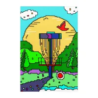 Disc Golf Course Summer Sunshine Acrylic Print