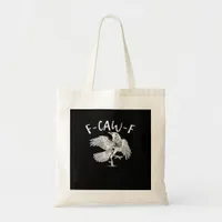 F-Caw-F Raven Retro Classic Tote Bag