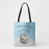 Beach Wedding Pearls Shell Elegant Ocean Theme  Tote Bag