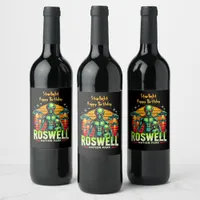 Roswell’s Alien Oasis Awaits You! Wine Label