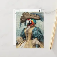 Cute Pirate Parrot Postcard