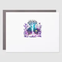 Fey Gothic Emo Goblincore Aesthetic  Forest Graphi Car Magnet