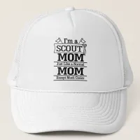 Proud Cool Scout Mom  Trucker Hat