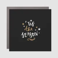 Tis The Season Classic Aesthetic Style Car Magnet