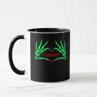 Skeleton Hands - Funny Halloween Mug