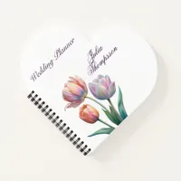 Romantic and Poetic Pastel Tulips Watercolor Notebook