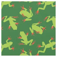 Green Tree Frog Pattern