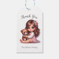 Personalized Sweet Baby Girl Gift Tags