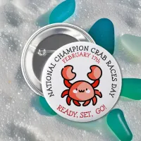 National Champion Crab Races Day Button