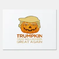 Trumpkin Halloween Funny Classic Sign