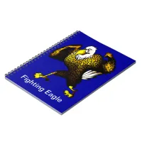 Cartoon Fighting Eagle Notebook