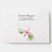 Tropical Miss to Mrs Bridal Shower Envelope