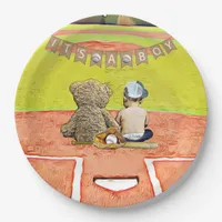 It's a Boy, Baseball themed Boy's Baby Shower Paper Plates