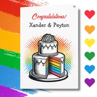 Congratulations to the New Couple | LGBTQIA+ Card