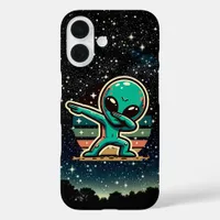 Funny Extraterrestrial Alien Dabbing iPhone 16 Case