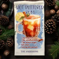 Hot Buttered Rum Christmas Cocktail Recipe Kitchen Towel