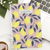 Personalized Lemon & Leaf Planner