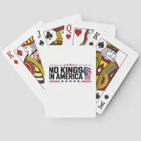 No Kings In America USA Patriotic Style Poker Cards