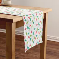 Colorful String Lights Table Runner
