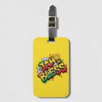 Jah Bless Reggae Luggage Tag