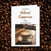 National Cappuccino Day | November 8th Card