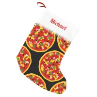 Pizza Lover Small Christmas Stocking