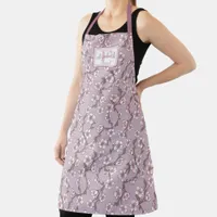 Floral Monogram Apron – Personalized 