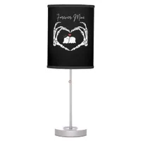Mine, Valentines Day Classic - Skeleton Hands Hear Table Lamp