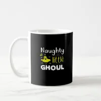 Naughty Little Ghoul Funny Halloween Design Coffee Mug