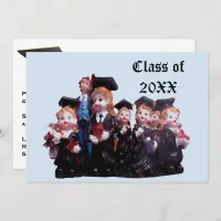 Graduate Class of 20XX Porcelain Figurines Photo Invitation