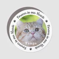 Personalized Pet Memorial Cat Photo Remembrance Car Magnet