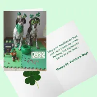 St. Patrick's Day Dogs Ready to Party Card