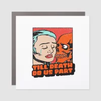 Until Death Do Us Part Classic Design Car Magnet