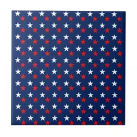 4th of July Ceramic Tile