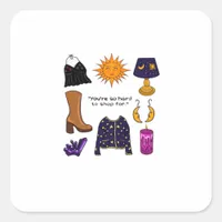 Youre Hard To Shop For Whimsigoth Aesthetic Classi Square Sticker
