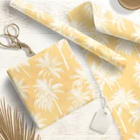 Hawaiian Palm Tree Silhouette Pattern Gold ID1093 Wrapping Paper