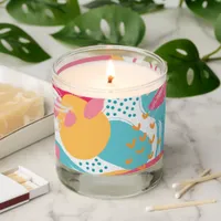 Colorful Abstract Scented Candle