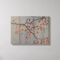 Berries and White Barn Canvas Print