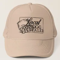 Local Egg Dealer Chicken Eggs Funny Trucker Hat