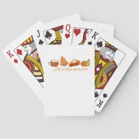 The First Day Of Fall Hello Fall Poker Cards