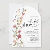 Arch Floral Bridal Shower Invitation