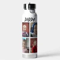 Personalized Daddy | Children's Photos Water Bottle