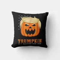Trumpkin - Best Halloween Costume Tri-Blend Throw Pillow
